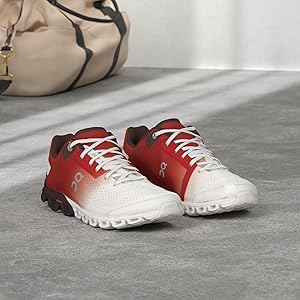 Amazon.com | On Women's Low-Top Sneakers, Rust White, 5